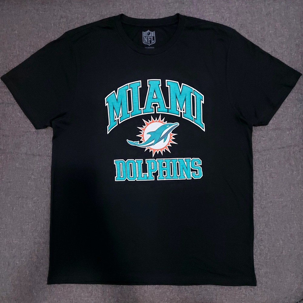 Miami Dolphins NFL Team Apparel Mens Tee Shirt